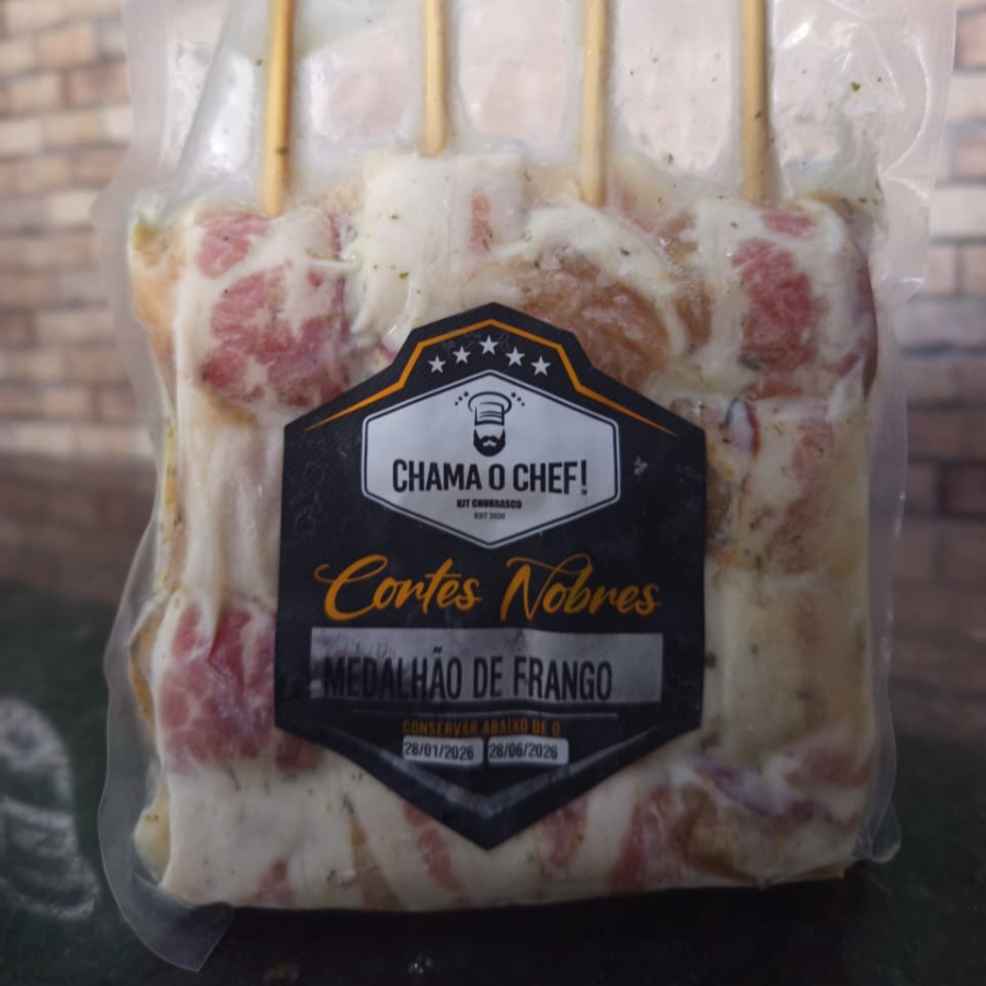 Medalhão Frango - 4 Espetos