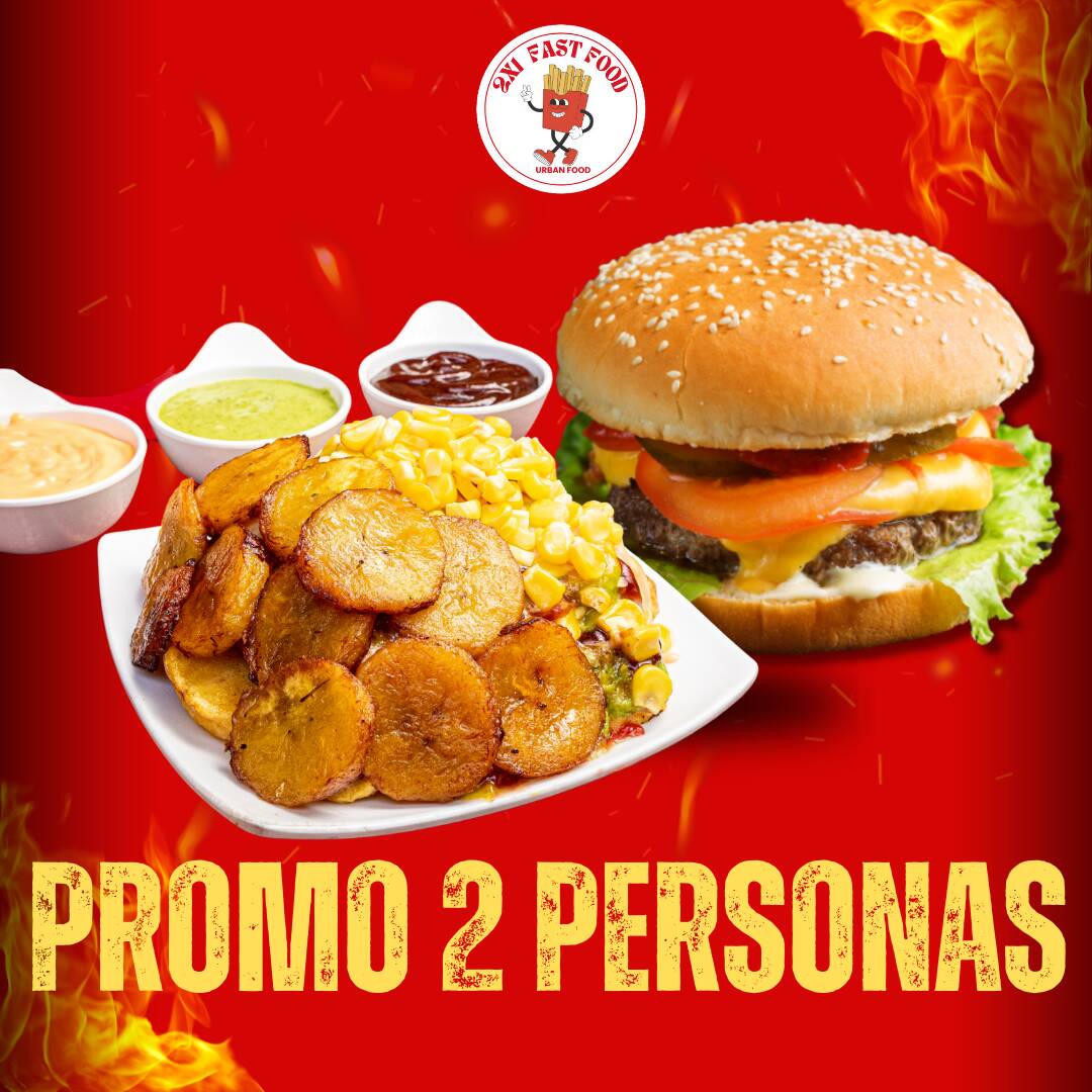 PROMO 2 PERS. (SALCHIMADURO P + BURGER)