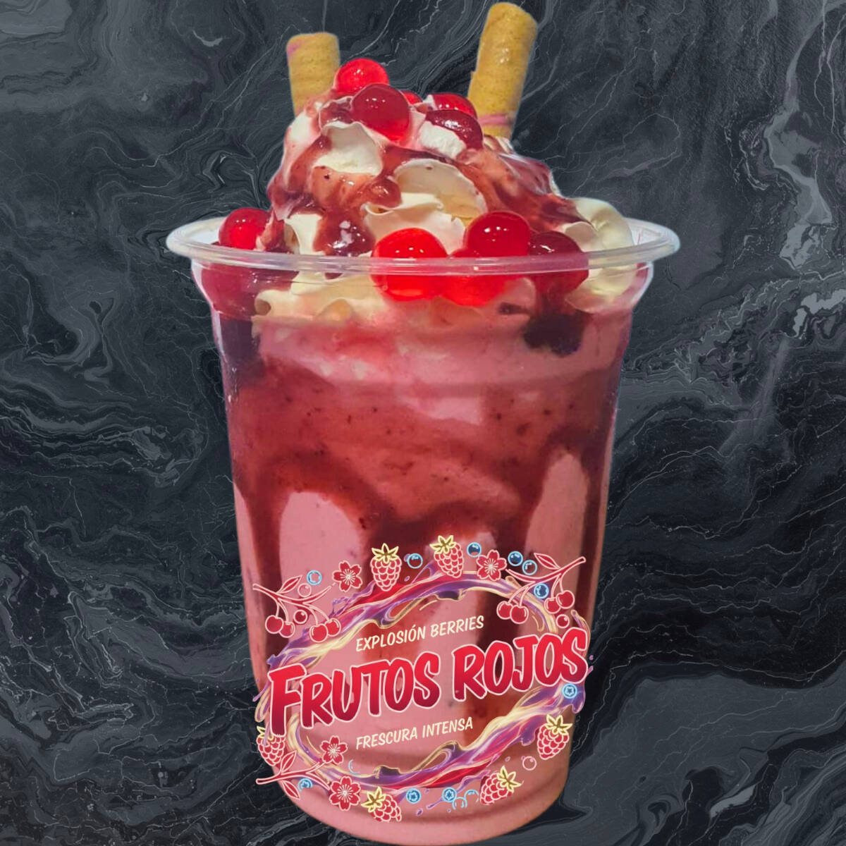 MALTEADA DE FRUTOS ROJOS 12 Oz