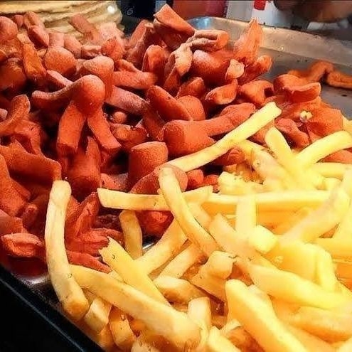 Orden de salchipulpo, salchitacos y papá a la fran