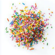 Granulado colorido