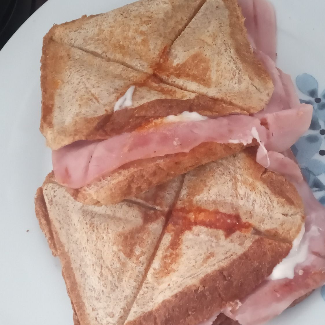 Sándwich a la Plancha de Jamón 2 piezas