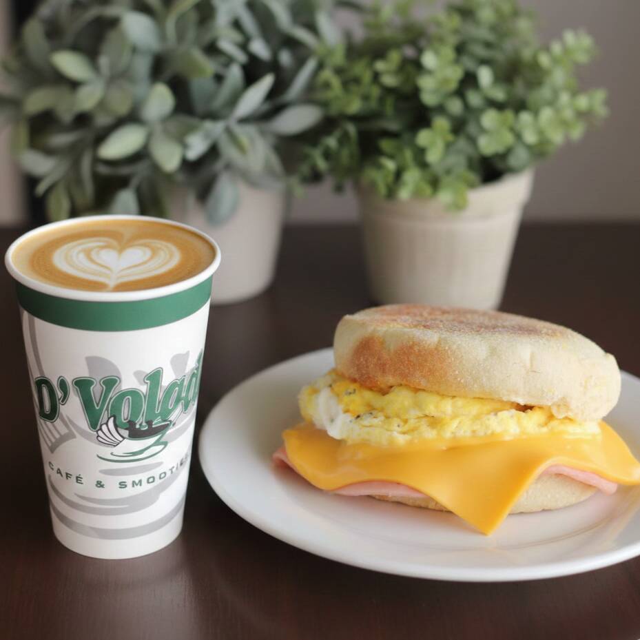 Latte Grande & English Muffin