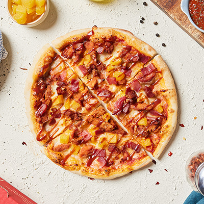 PIZZA CERDO BBQ