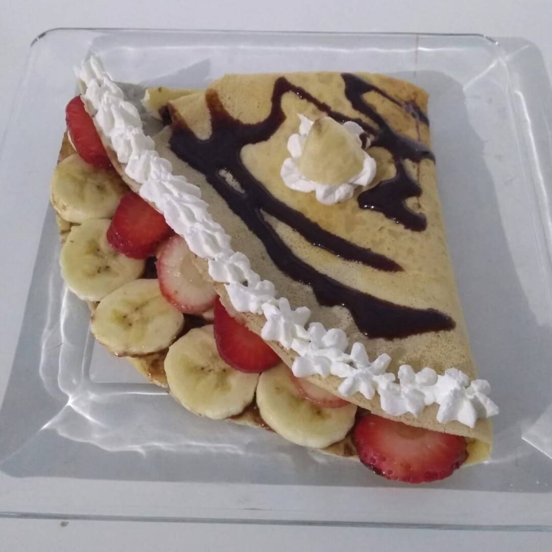 Crepa NUTELLA con 2 Frutas