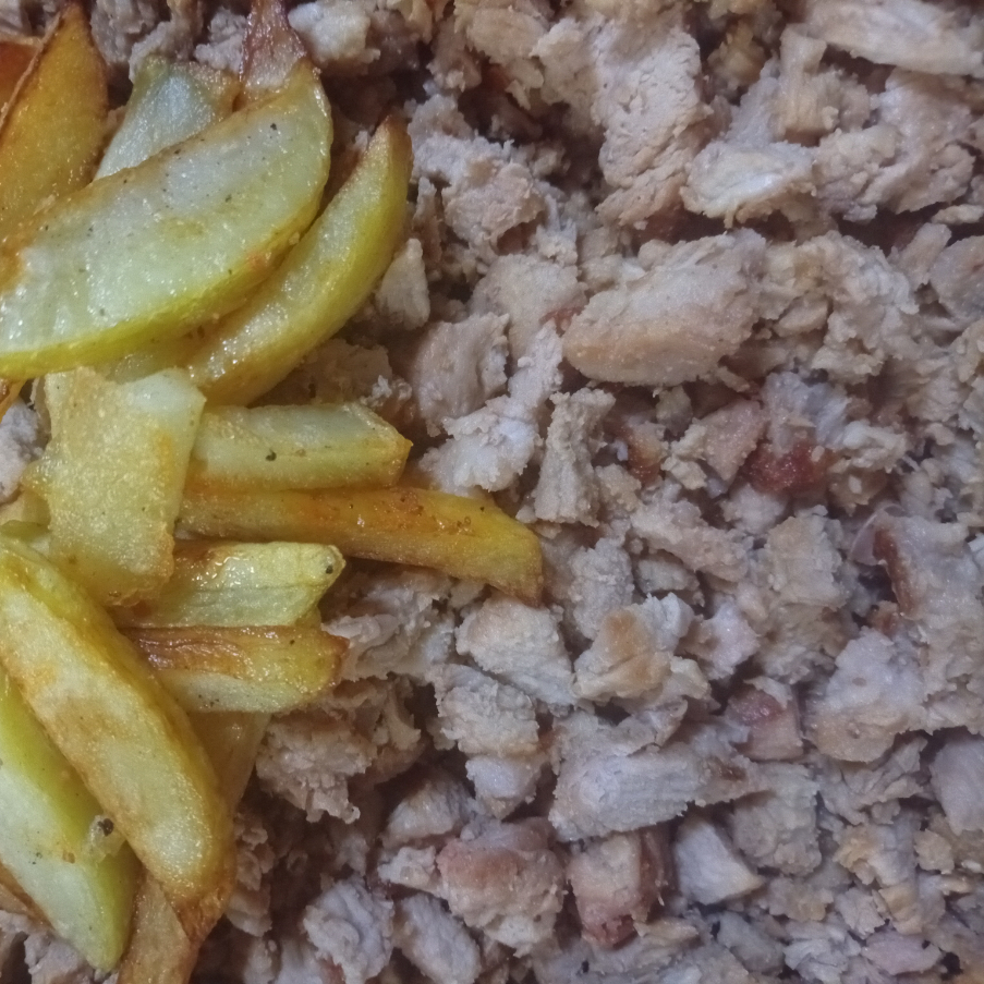 Bomba de Bistec con Papas