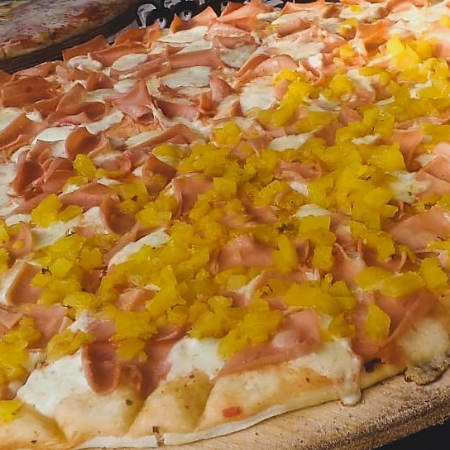 Pizza Personal Hawaiana-Jamón(2 Personas)