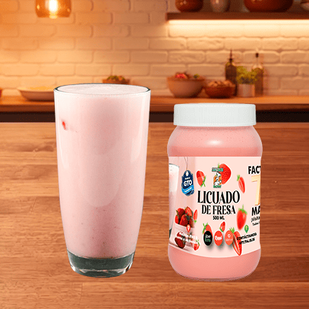 Licuado de Fresa 500 ml