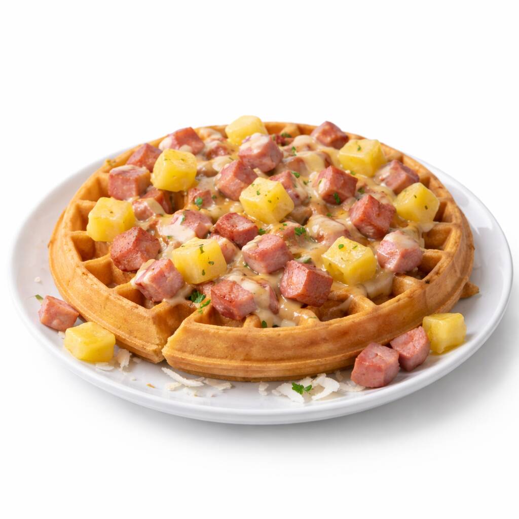 Waffle Hawaiano