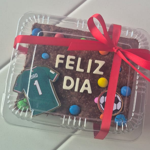 Brownie Decorado Dial del Padre