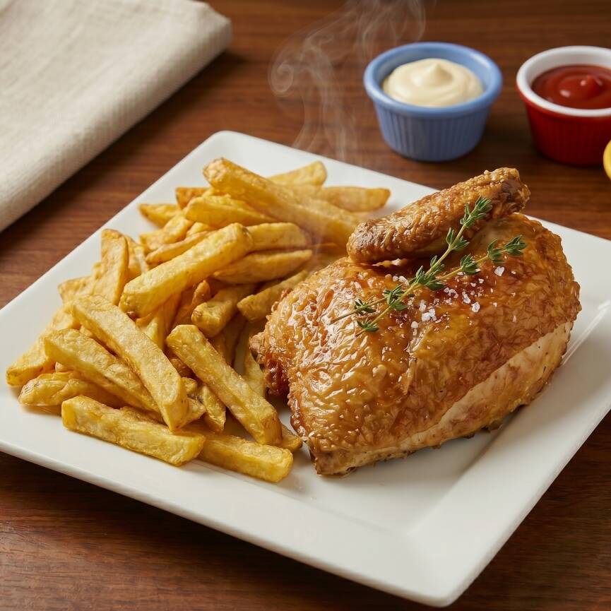 1/4 Pollo Broaster