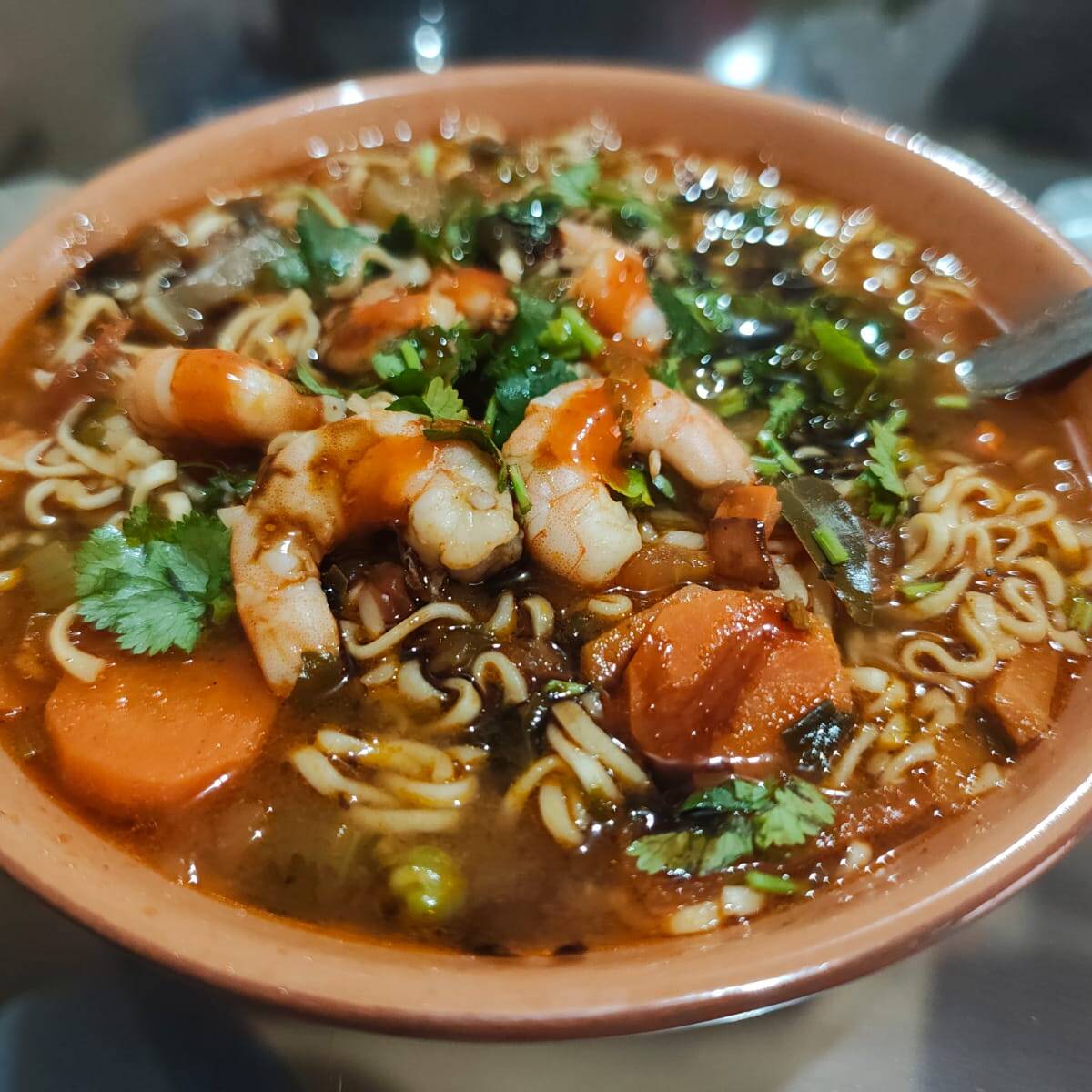 Ramen con Camaron