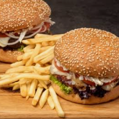Combo 2 Hamburguesas con Papas