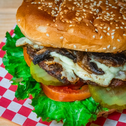 Hamburguesa de Quesillo Champiñones