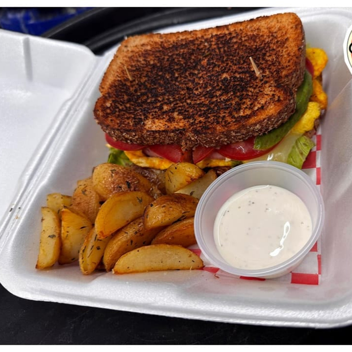 Sandwich de Omelet con queso