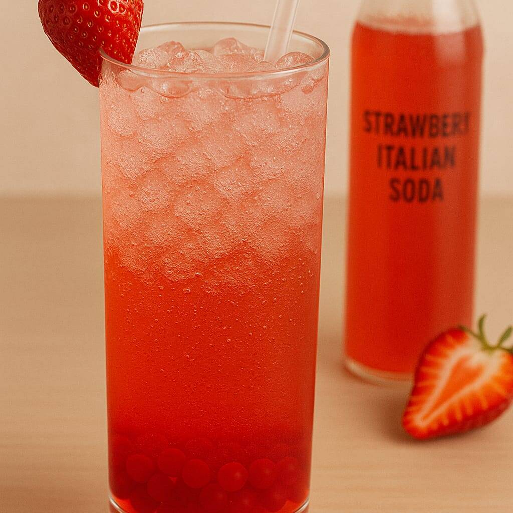 Soda Italiana Fresa 16 Oz