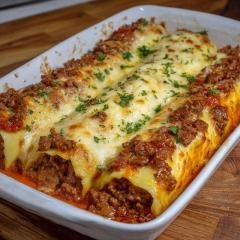 Panqueca de CARNE MOIDA ao Molho DE TOMATE – Embalagem com 3 Unidades
Sabor, praticidade e muito recheio em cada mordida!
Nossas panquecas são preparadas com massa leve, recheadas com frango desfiado e queijo, cobertas com um delicioso molho branco, proporcionando uma refeição cremosa e irresistível.