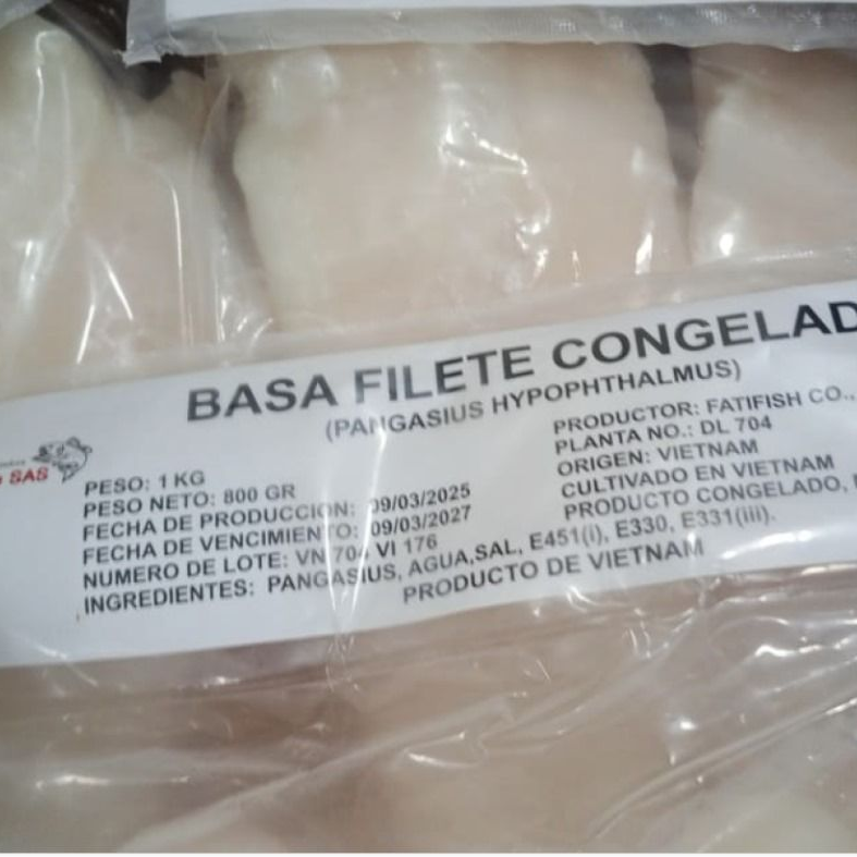Filete de Basa, Paquete 1000 gr
