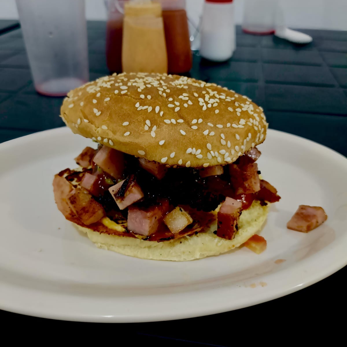 Hamburguesa Tocino