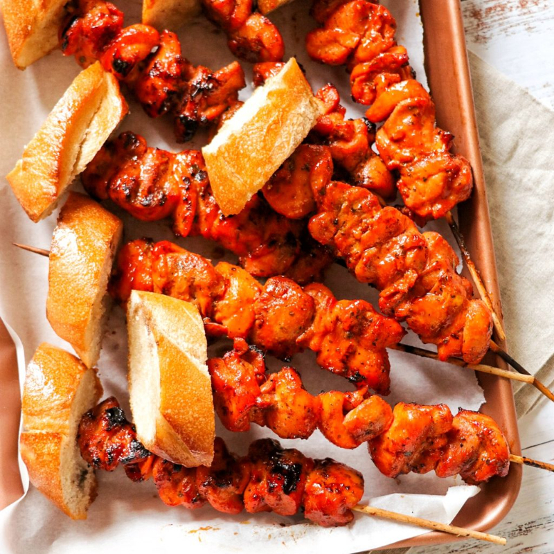 Pincho de Pollo + Papas francesas