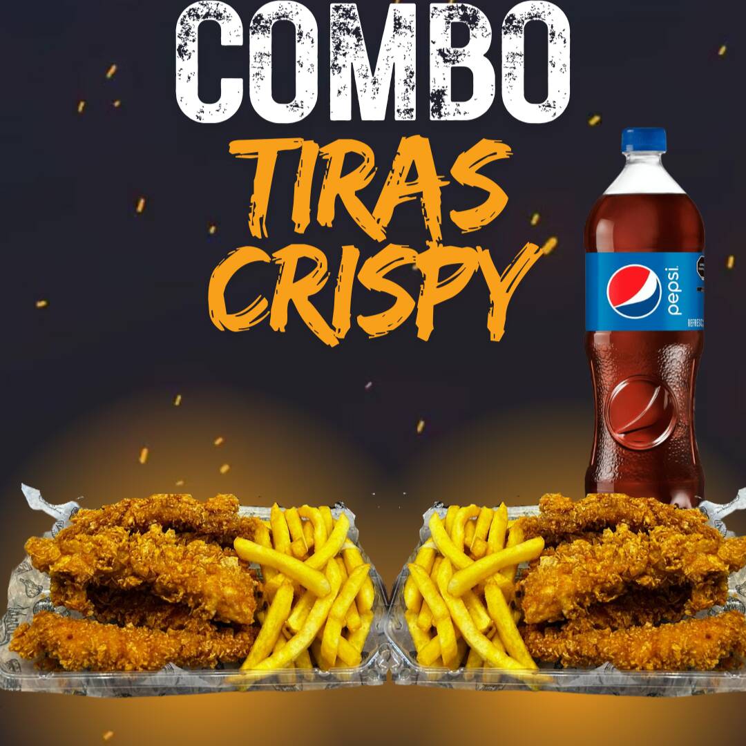 2 PAQUETES DE 5 TIRAS CRISPY C/PAPAS Y PEPSI 1.75