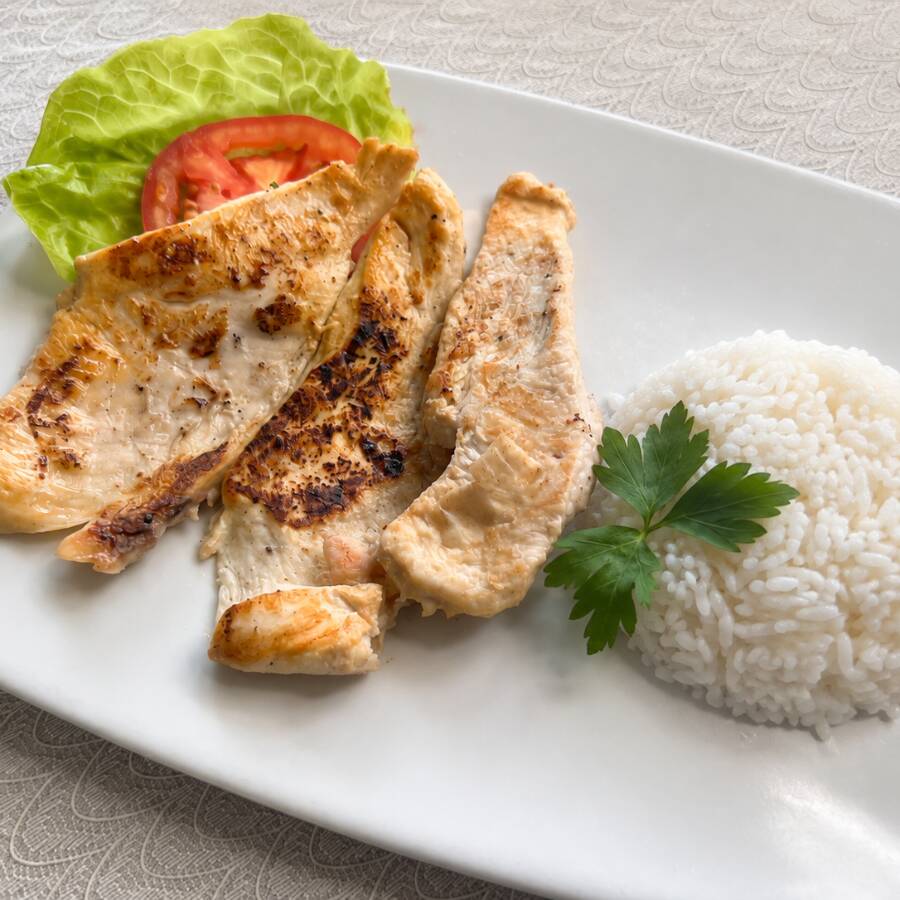 Filete de Pollo con Arroz
