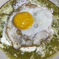 Enchiladas Verdes De Huevo Estrellado