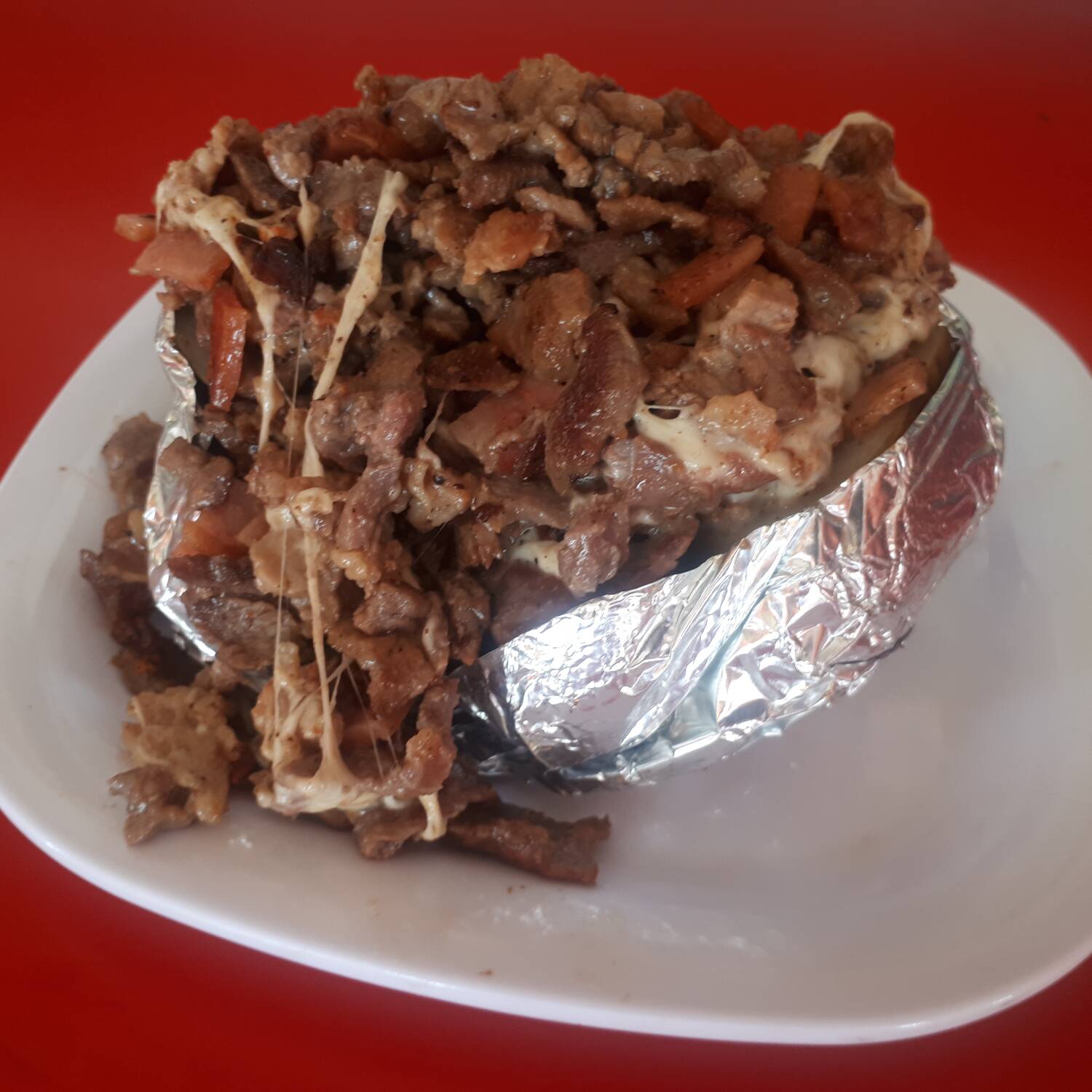 Papa con Costilla con Queso 2x1