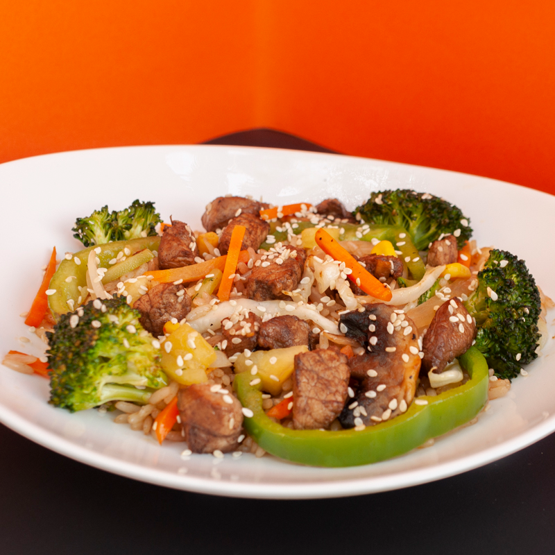 Wok Arroz con Pollo