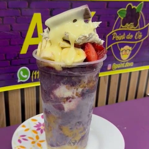Se delicie com nosso delicioso açai e não se esqueça de escolher os complementos,caso não escolha e não responda o chat, irá apenas açai puro (OBS:NÃO ENVIAMOS ITENS SEPARADOS FORA DO COPO) *foto ilustrativa*