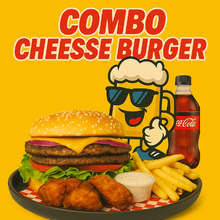 COMBO CHEESSE BURGUER