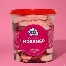 doce na medida certa e super cremoso: morango a base de leite