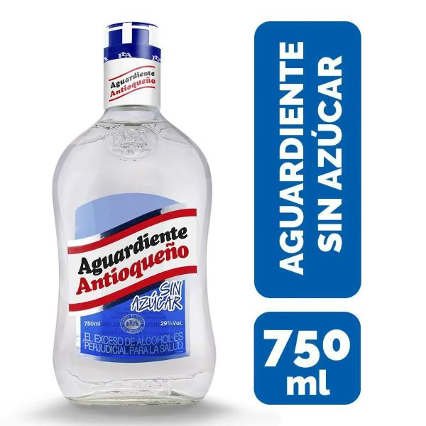 Antioqueño Aguardiente Sin Azúcar Botella