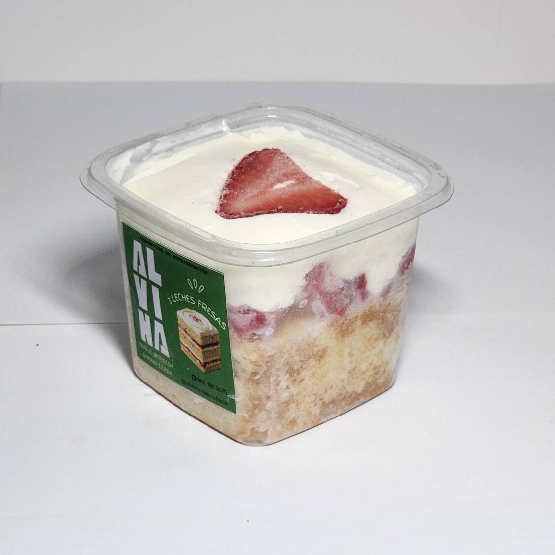 3 leches fresas