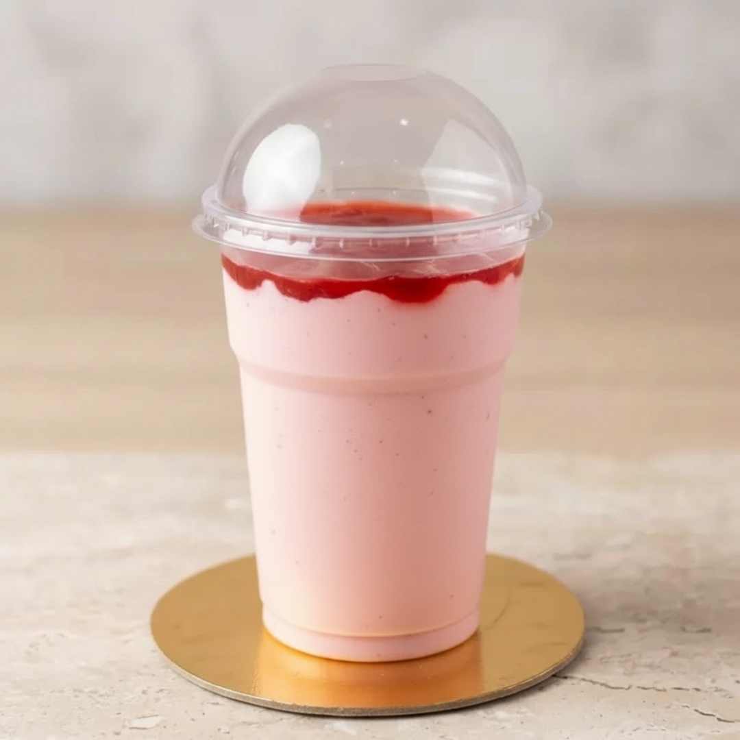 Mousse de morango é uma sobremesa delicada, leve e cheia de sabor. Feita com morangos frescos ou polpa, leite condensado e creme de leite, a mousse tem uma textura cremosa e uma coloração rosada que encanta pela aparência. O sabor doce e frutado do morango é combinado com a leveza da mousse, tornando-a uma sobremesa perfeita para qualquer ocasião. Decorada com geleia de morango, adicionando um toque extra de charme e frescor.
