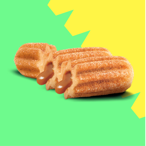 Quem quer churros? Você quer que eu sei! Combinação perfeita entre uma massa super crocante com um recheio cremossíssimo de doce de leite pra ninguém botar defeito.