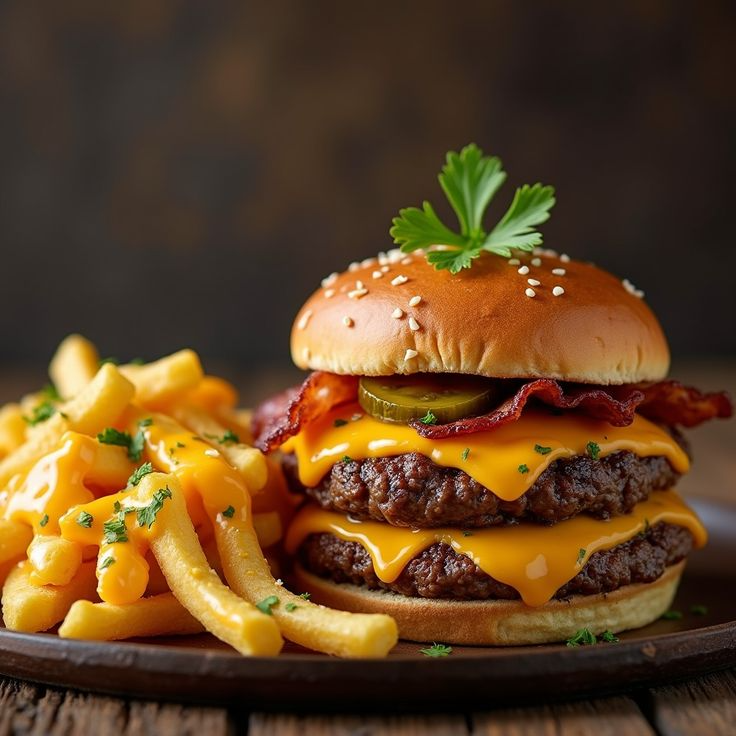 Cheese Burger la Nacional
