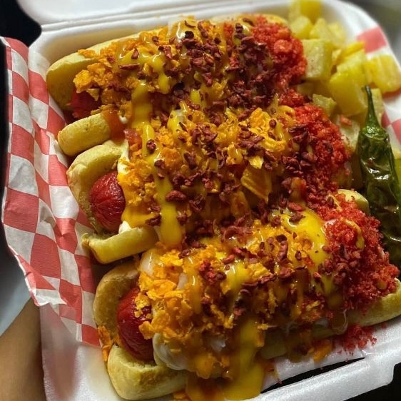 Hot Dog Salchicha para Asar con Papas