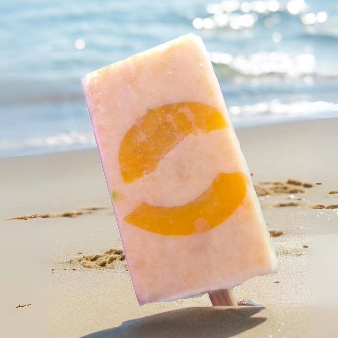 Paleta de Durazno con Crema
