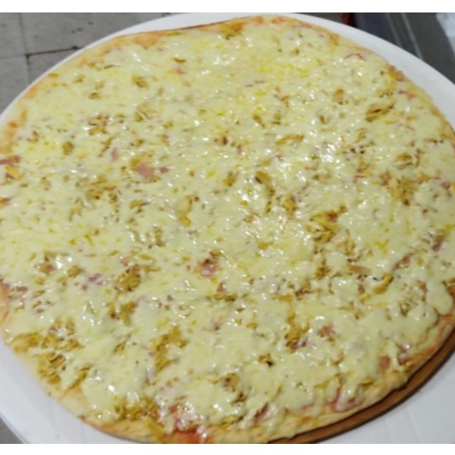 Pizza Jamón y Pollo Porción