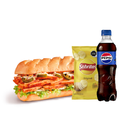 Combo Chicken Cajún Mediano