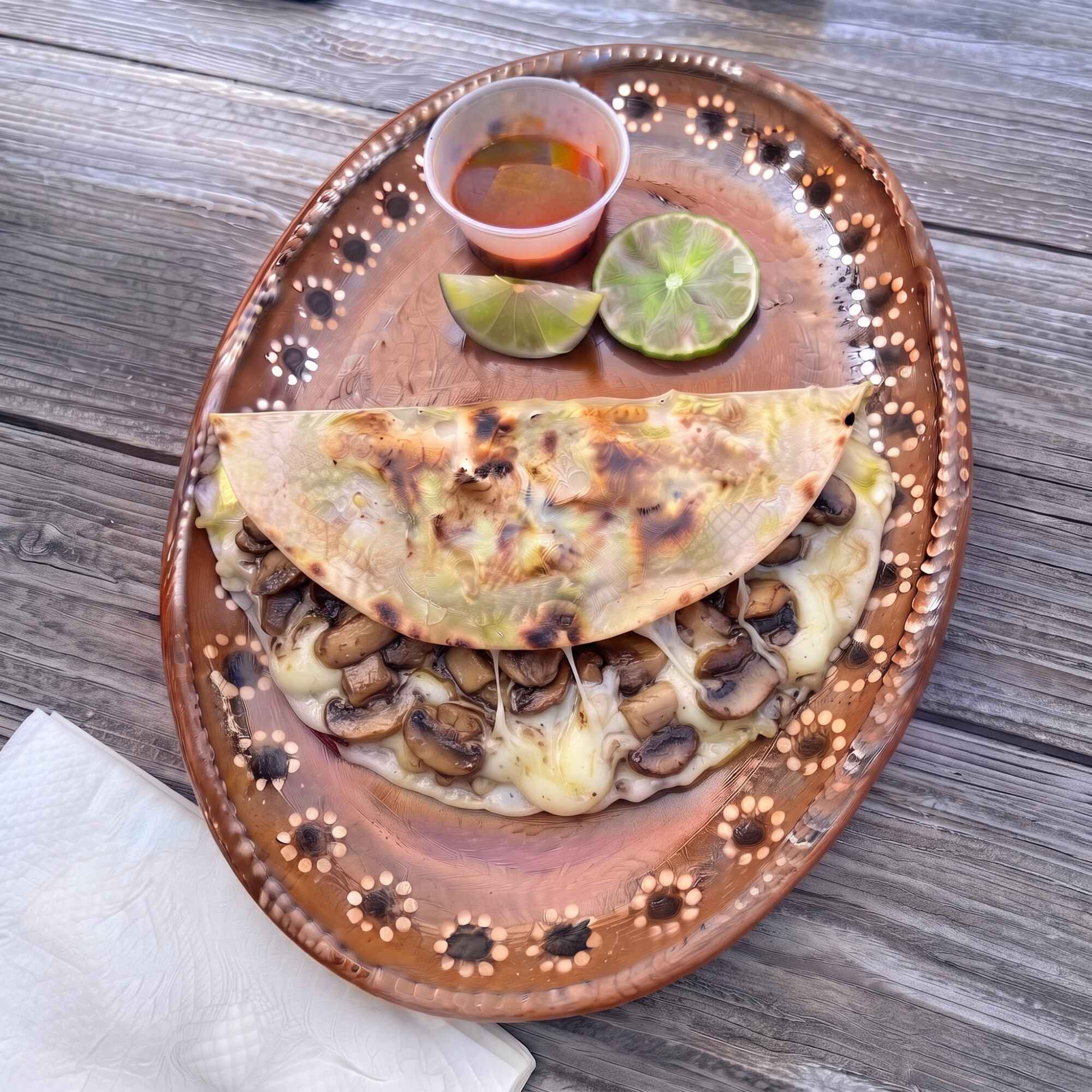 Quesadilla de Champiñones