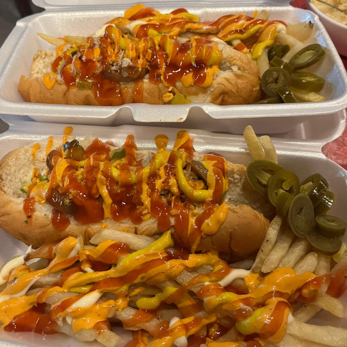 2 Hot Dogs con Papas Estilo Teodora