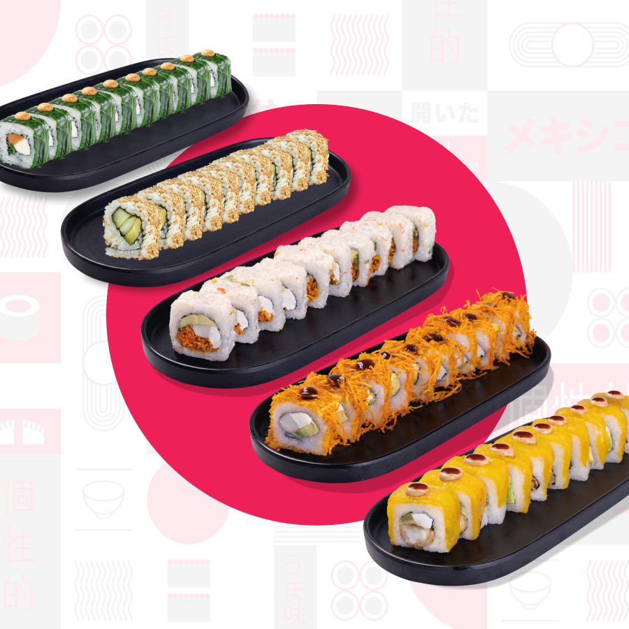 ¡Elige tus 5 rollos favoritos!