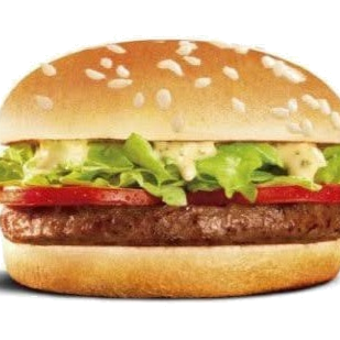 Pão, carne, queijo, salada e molhos