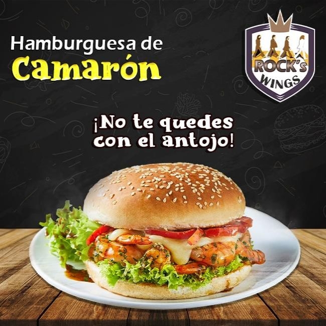 Hamburguesa de camaron