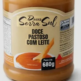 Açúcar, Leite Integral, soro de leite em pó, xarope de glicose de milho
