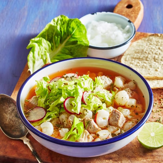 Medio litro de pozole