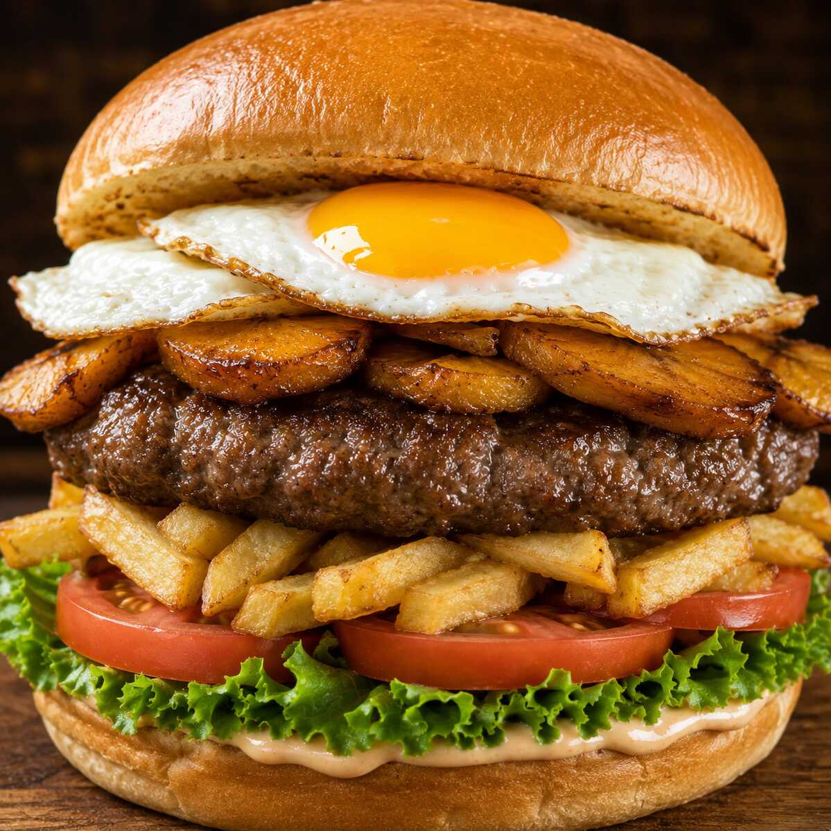 Hamburguesa A lo Pobre