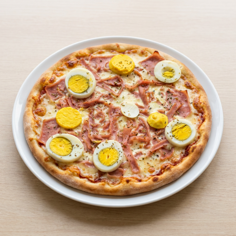 Encante-se com a nossa aclamada pizza '(30cm) Média', uma verdadeira estrela entre 'As Mais Pedidas'. Esta pizza irresistível convida você a personalizar seu próprio banquete. Cada fatia é uma explosão de sabor, onde todos os ingredientes se fundem em um balé gastronômico perfeito. Desfrute de uma pizza de tamanho generoso, ideal para compartilhar momentos especiais com amigos e família ou para sa